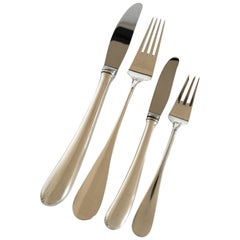 Anton Michelsen "Ida" Sterling Silver Flatware Set for Eight People, 32 Pieces
