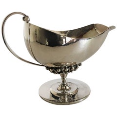 Georg Jensen Sterling Silver Sauceboat No. 43 Designed by Johan Rohde