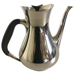 Retro Cohr H.P. Jacobsen Coffee Pot in Sterling Silver