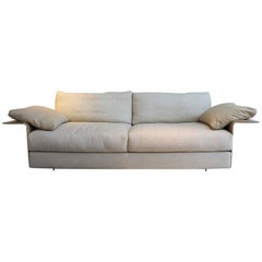 Sofa "Hampton" by Italian Luxury Living Group Label Fendi Casa in Beige Fabric