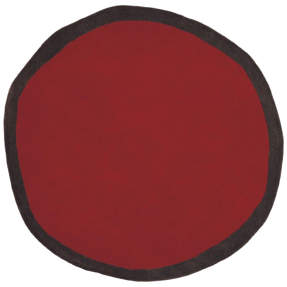 Aros Collection Round 1 Hand-Tufted Large Wool Rug by Nani Marquina in Stock