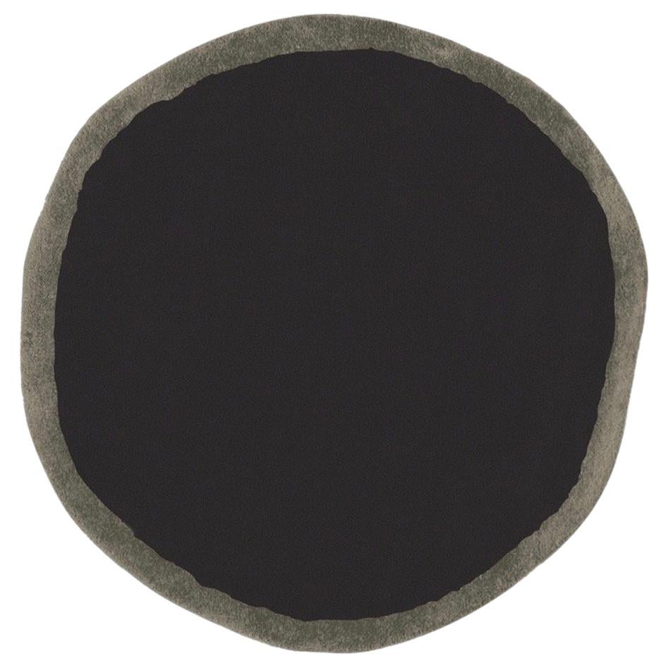 Aros Collection Round 2 Hand-Tufted Small Wool Rug by Nani Marquina in Stock