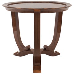 Vintage French Mid-Century Rosewood End Table, by Jules Leleu