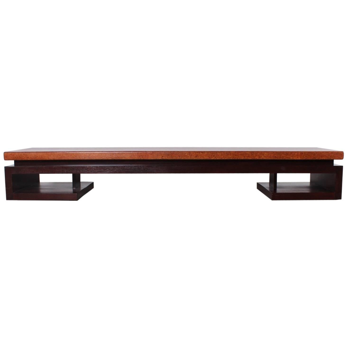 Cork Top Bench by Paul Frankl