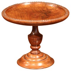 Early 20th Century French Carved Walnut Decorative Dish