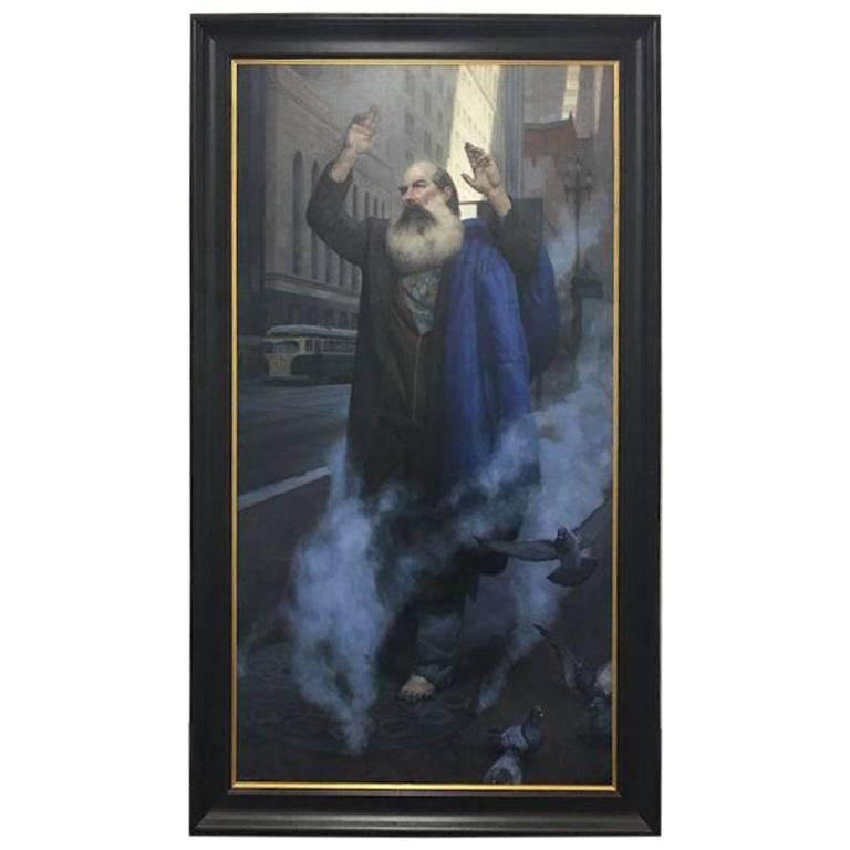 Original Oil on Canvas Carl Dobsky "The Prophet "