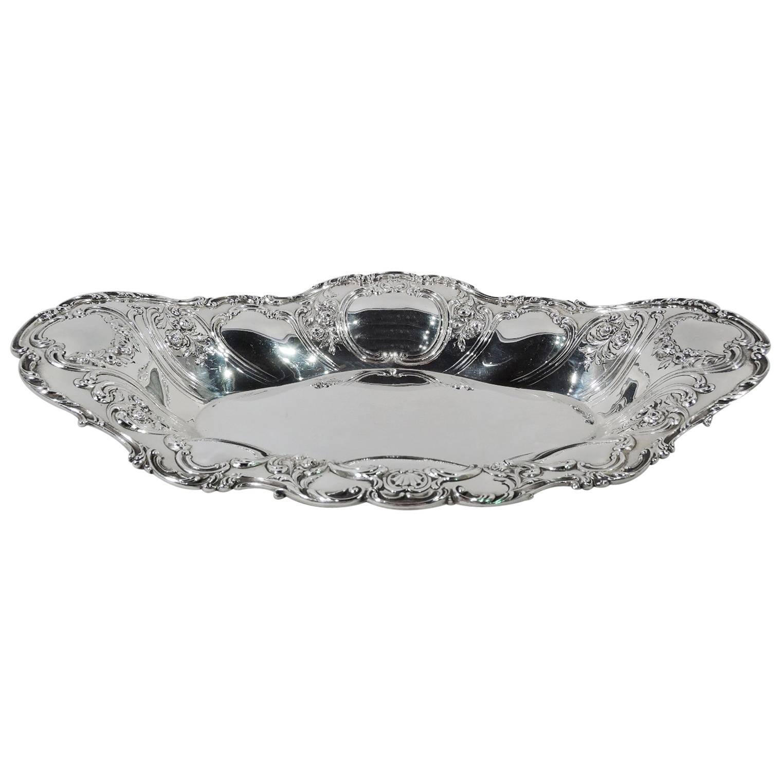 Pretty Sterling Silver Bread Tray by Gorham