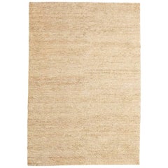 Cream Earth Rug in Hand-Knotted Jute by Nani Marquina 
Ariadna Miquel, Medium