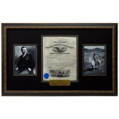 Used 1904 Theodore Roosevelt and William Taft Signed Presidential Appointment