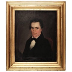 Small Portrait, Oil on Canvas, American, circa 1835