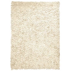 Field of Flowers Hand-Loomed Ivory Wool Felt Rug by Studio Tord Boontje in Stock