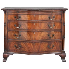 Early 20th Century Mahogany Serpentine Chest