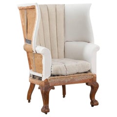 Large Howard and Son Barrel Back Armchair