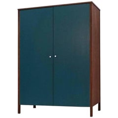Teak Cupboard Wardrobe Knoll International Florence Knoll, Midcentury