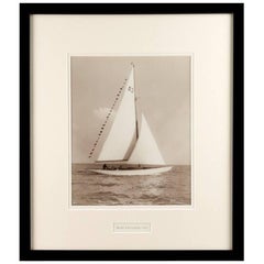 Retro Silver Gelatin Photographic Print by Beken - Yacht Mary Falconer