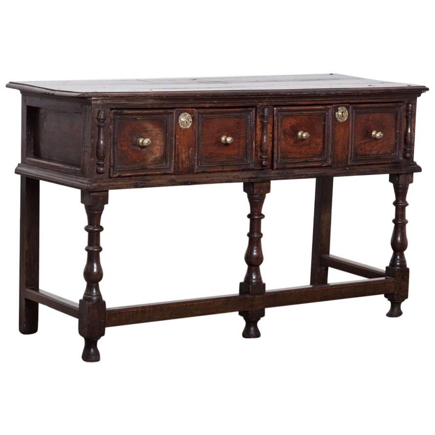 17th Century Jacobean (1603-1625) Oak Dresser Base For Sale