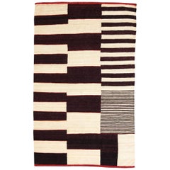Large Medina 1 Hand-Loomed Afghan Wool Kilim Rug by Nani Marquina, Medium