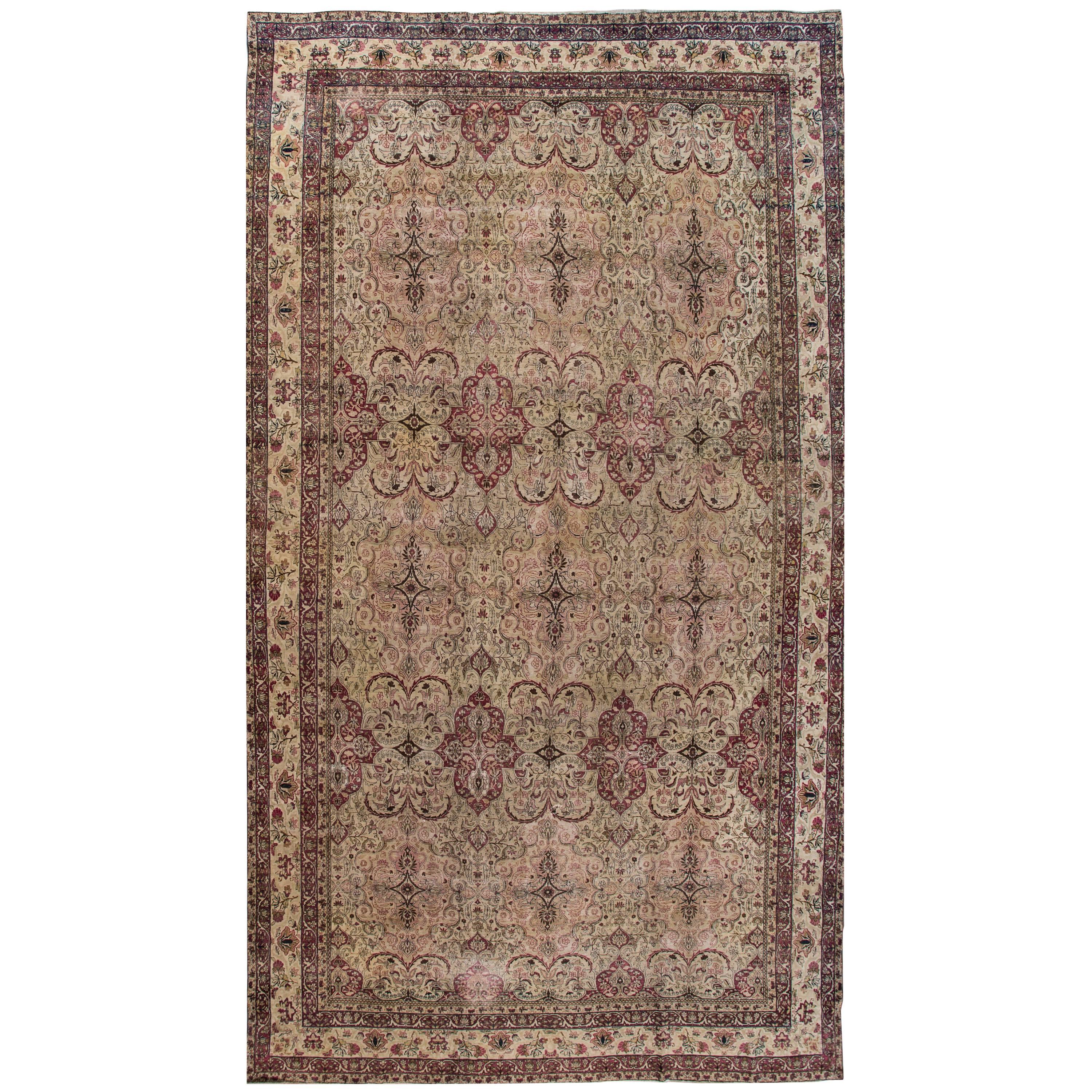 C. 1910 Persian Kerman Carpet For Sale at 1stDibs