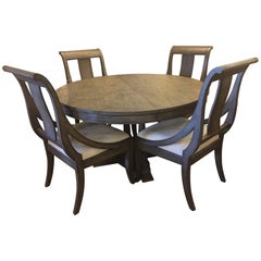 Hekman Dining Table and Four Chairs