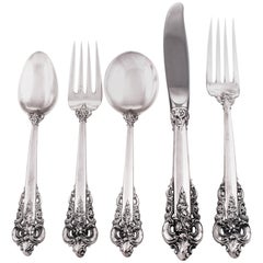 Vintage Grande Baroque Flatware for 36