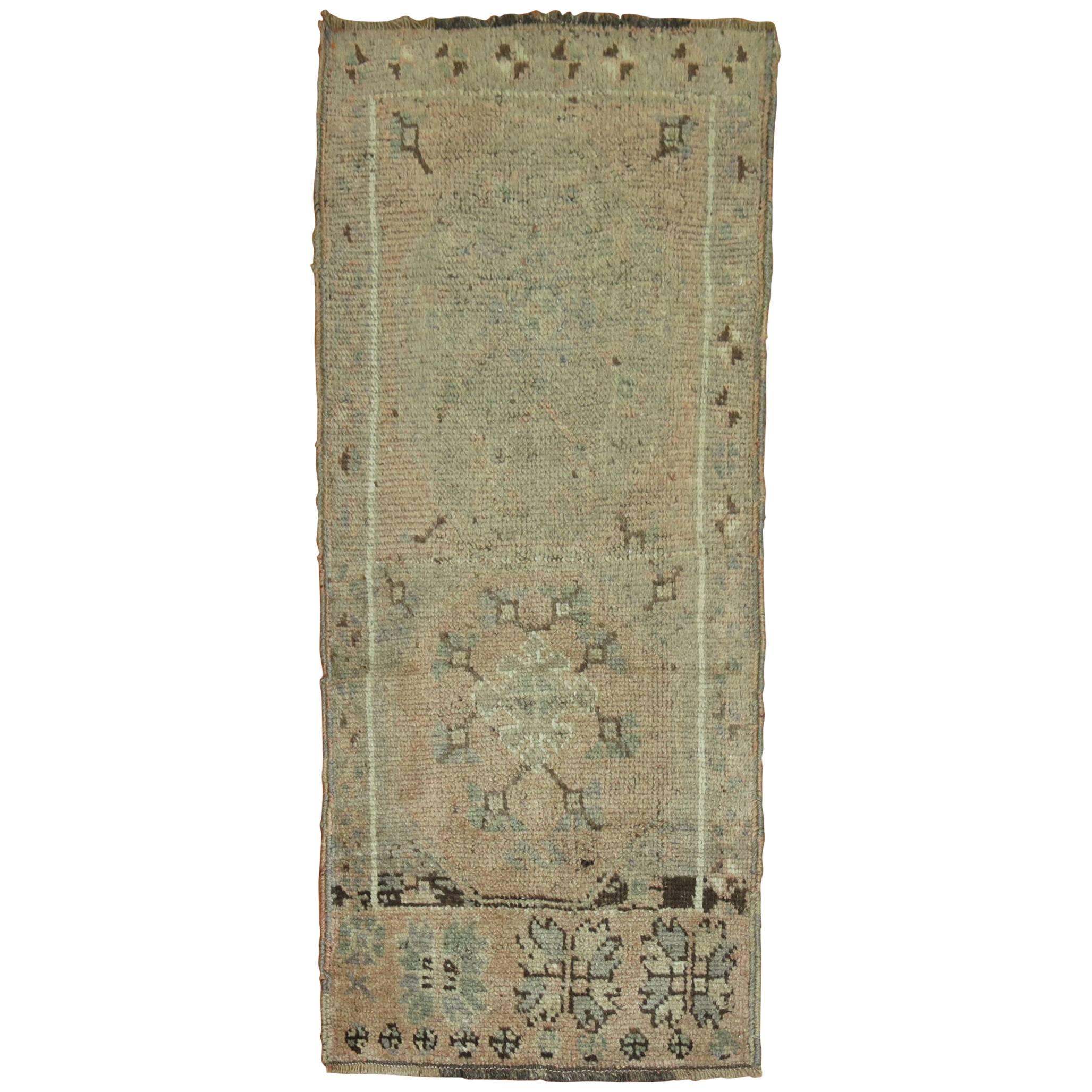 Antique Turkish Oushak Rug