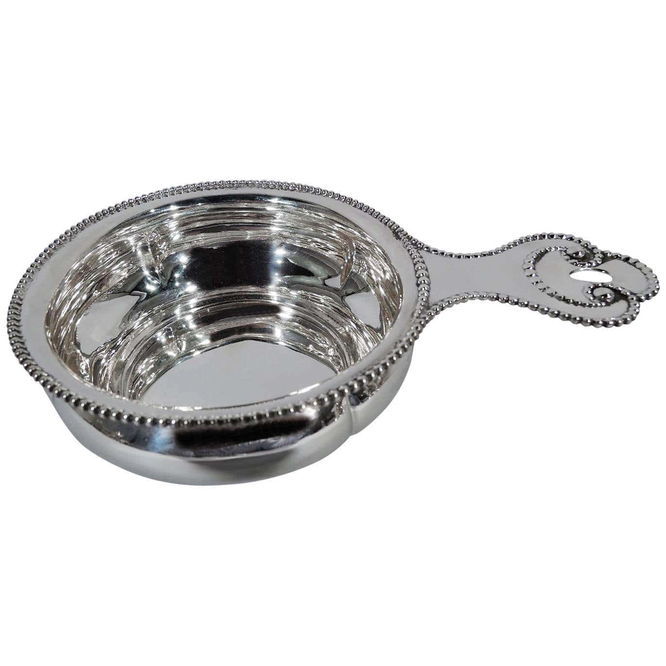 American Sterling Silver Porringer with Unusual Beading by Towle For ...