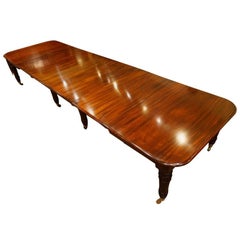 William IV Mahogany 16 Seat Dining Table