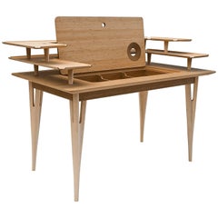 "Victor" Maple and Bamboo Writing Desk Designed by Mario Airo for Adele-C