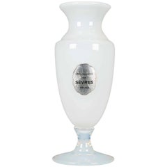Opaline Crystal Flower Vase Made by Sèvres, France