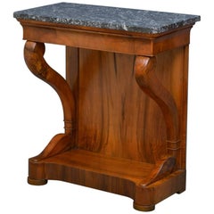 Louis Philippe Walnut Console Table