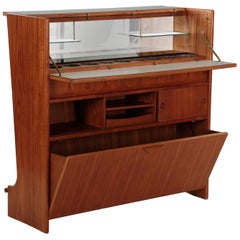 Danish Mid-Century Modern Teak Dry Bar by Johannes Andersen