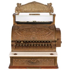 Fine Antique National Cash Register Model #349, circa 1911