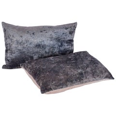 Pillow Cases Made from Antique Central Asian Silk Velvet