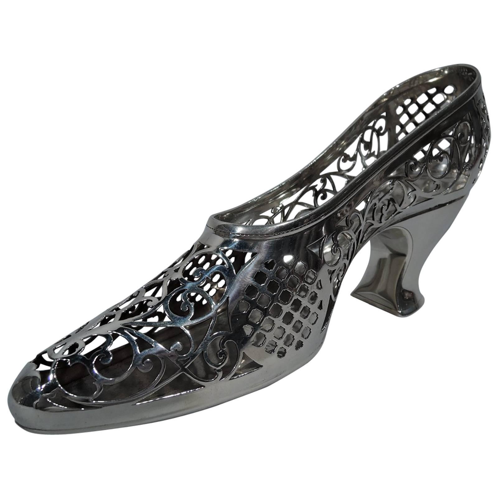 Antique Gorham Edwardian Sterling Silver Lady’s Shoe