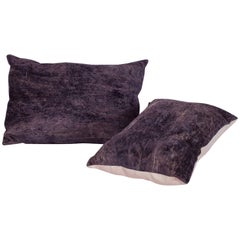 Pillow Cases Made from Antique Central Asian Silk Velvet