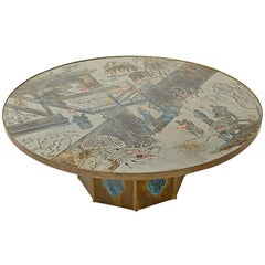 Vintage Chinoiserie Chan Coffee Table by Philip and Kelvin Laverne