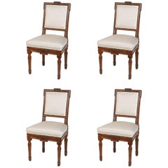 18th Century Louis XVI Carved Side Chairs