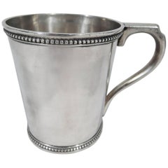 Antique Coin Silver Baby Cup by Newell Harding of Boston