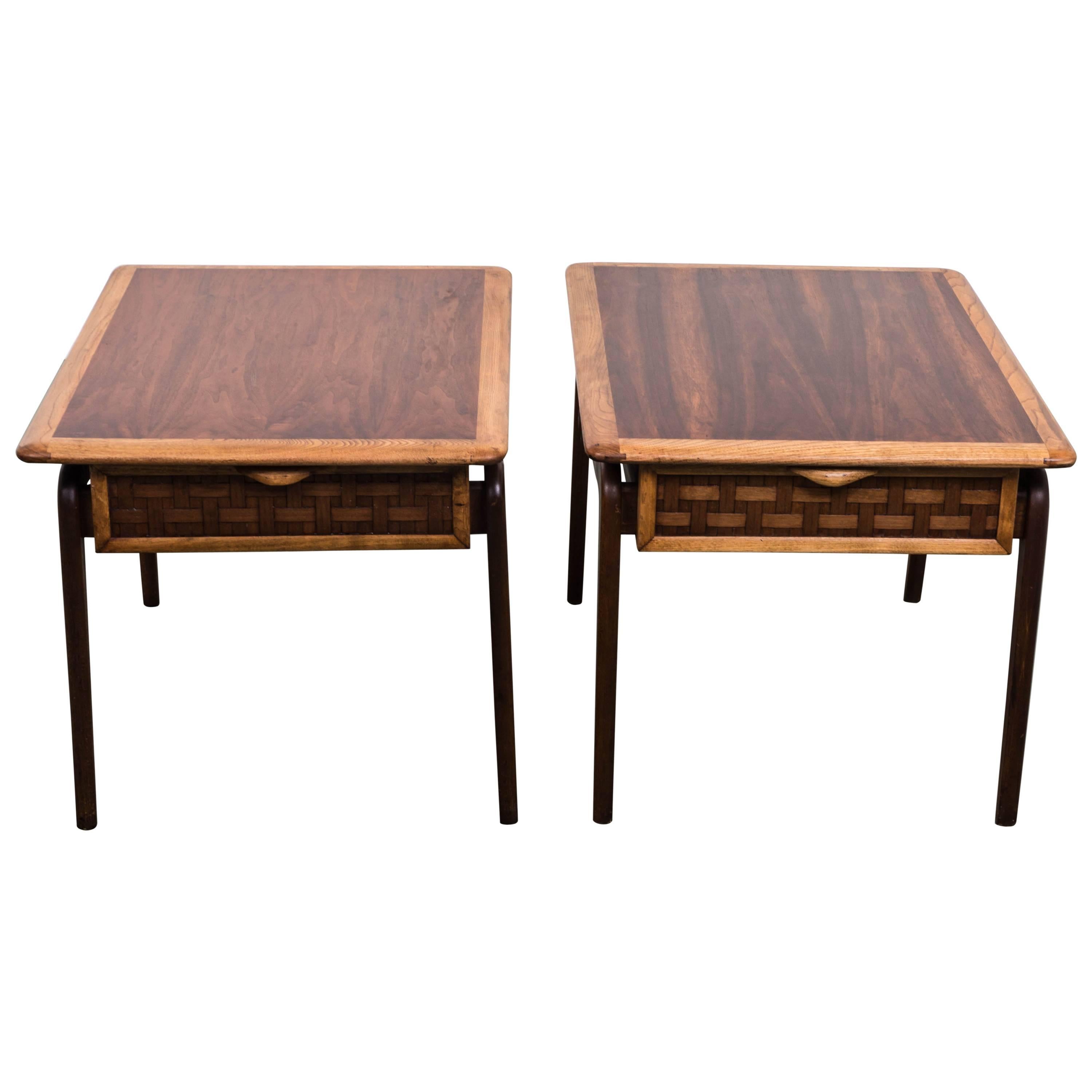 Pair of Warren Church End Tables for Lane, Perception Collection