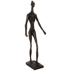 Doris Porter Caesar Bronze Standing Female Sculpture