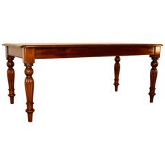19th Century English Mahogany Table Antique 19th Century English Mahogany Table