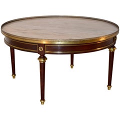 Antique Hollywood Regency Coffee Table, circa 1920