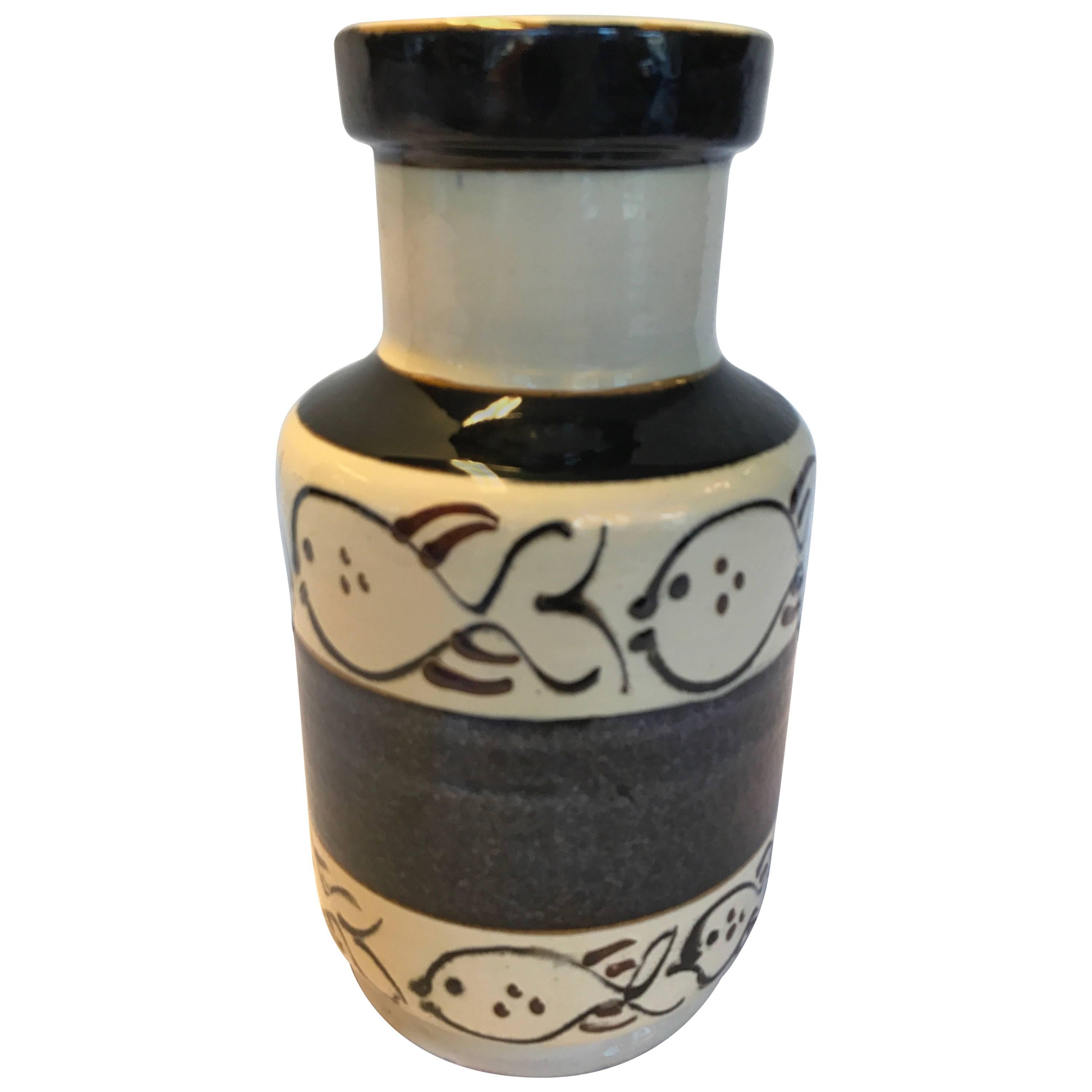 Glazed Stoneware Vase from Kähler, 1930s, Denmark