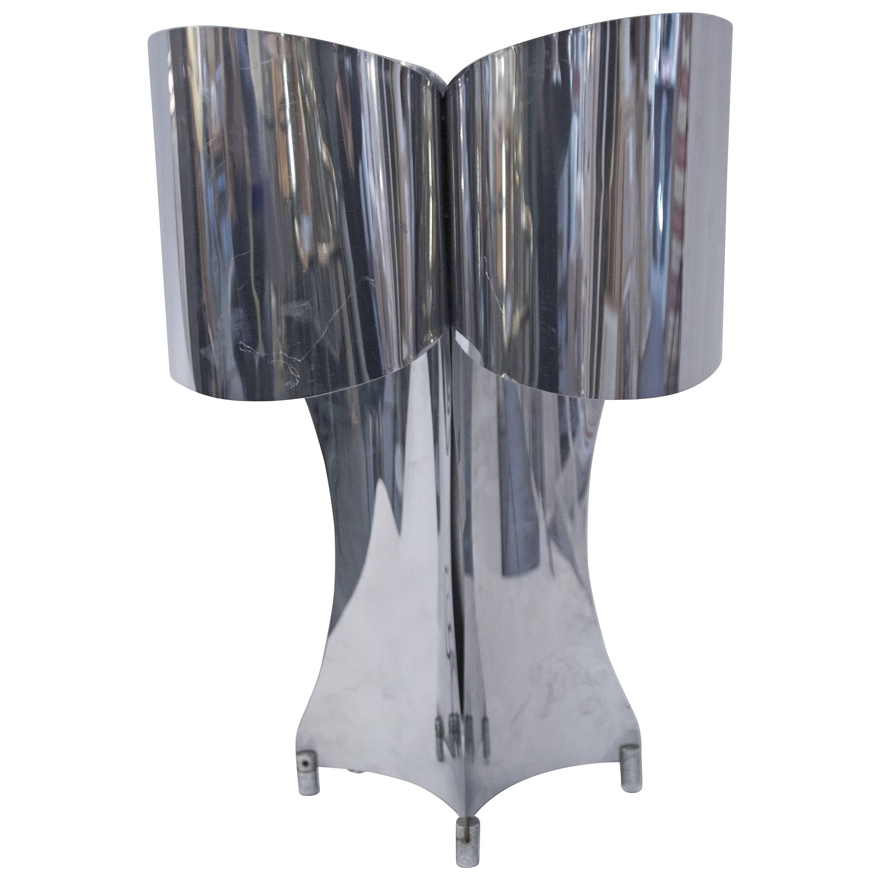 Style Maison Charles, Table Lamp, Metal, circa 1970, France
