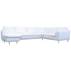 Willi Schillig Designer Corner Sofa White Couch Modern