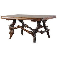 20th Century French Vine Leg Coffee Table