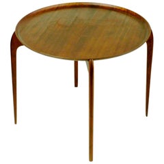 Danish Modern Teak Tray Table in the Style of Willumsen and Engholm