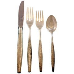 Florentine by Kirk Sterling Silver Flatware Set for 8 Service 38 Pieces Matte
