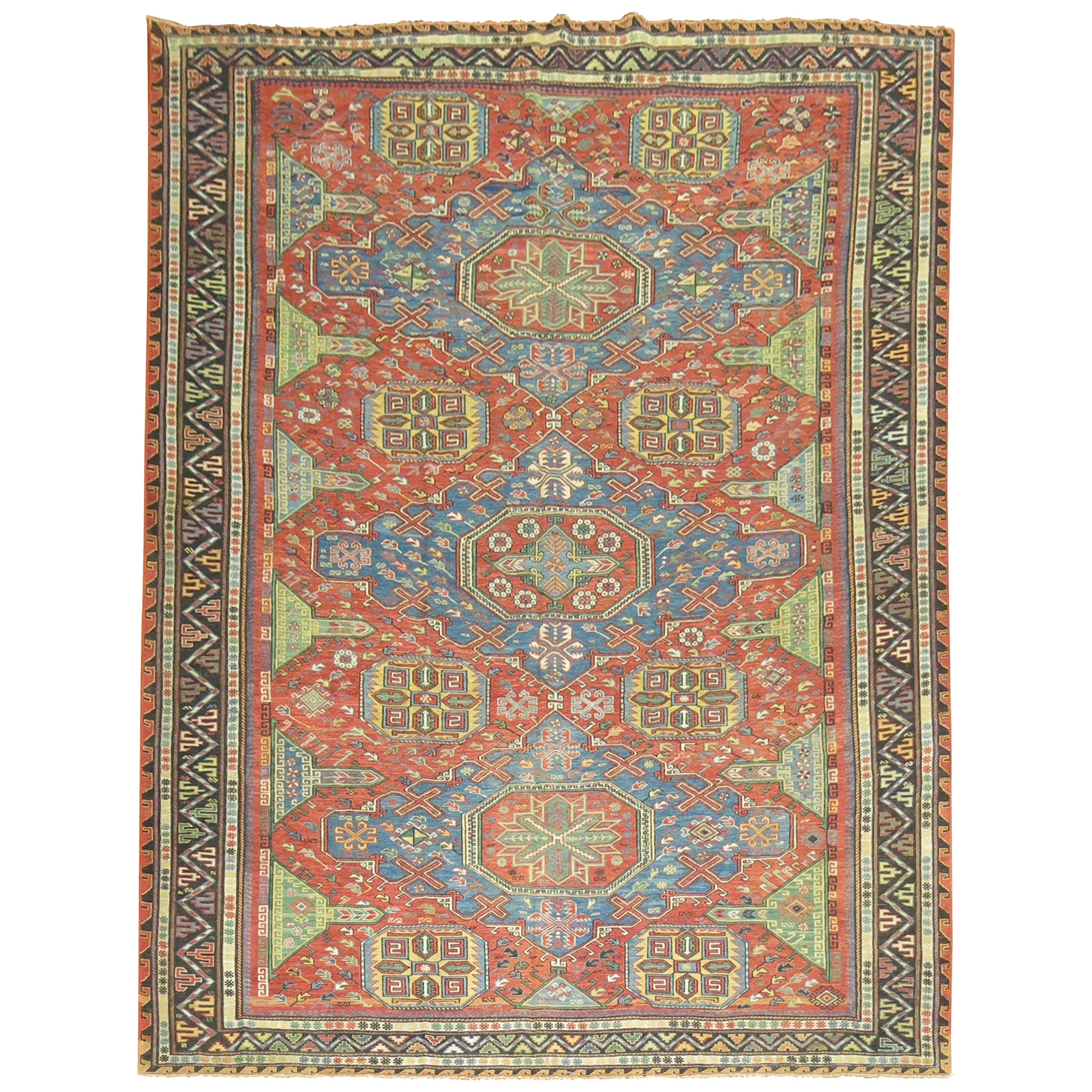 Antique Caucasian Prayer Rug at 1stDibs
