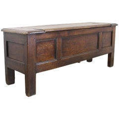 Antique French Chestnut Coffer